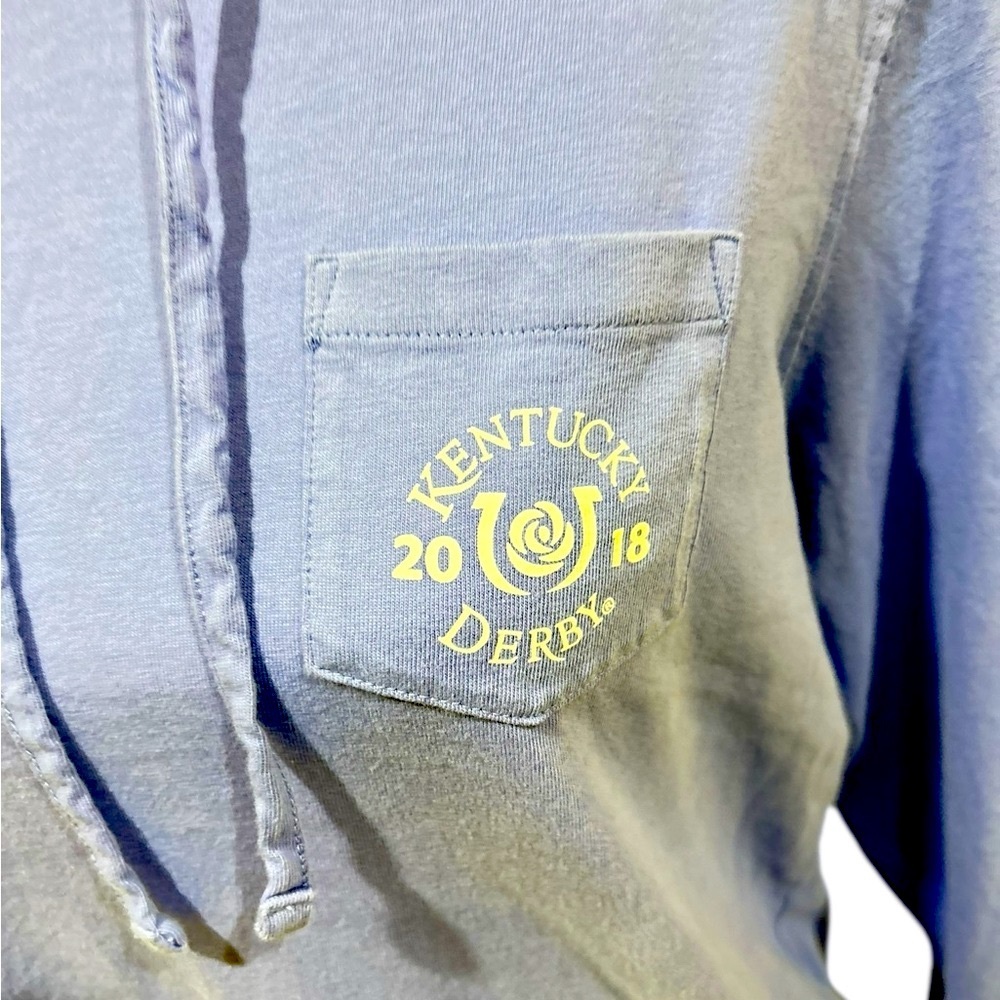 Vineyard Vines Periwinkle blue Hoodie collaboration Kentucky derby 2018 medium - Picture 6 of 8